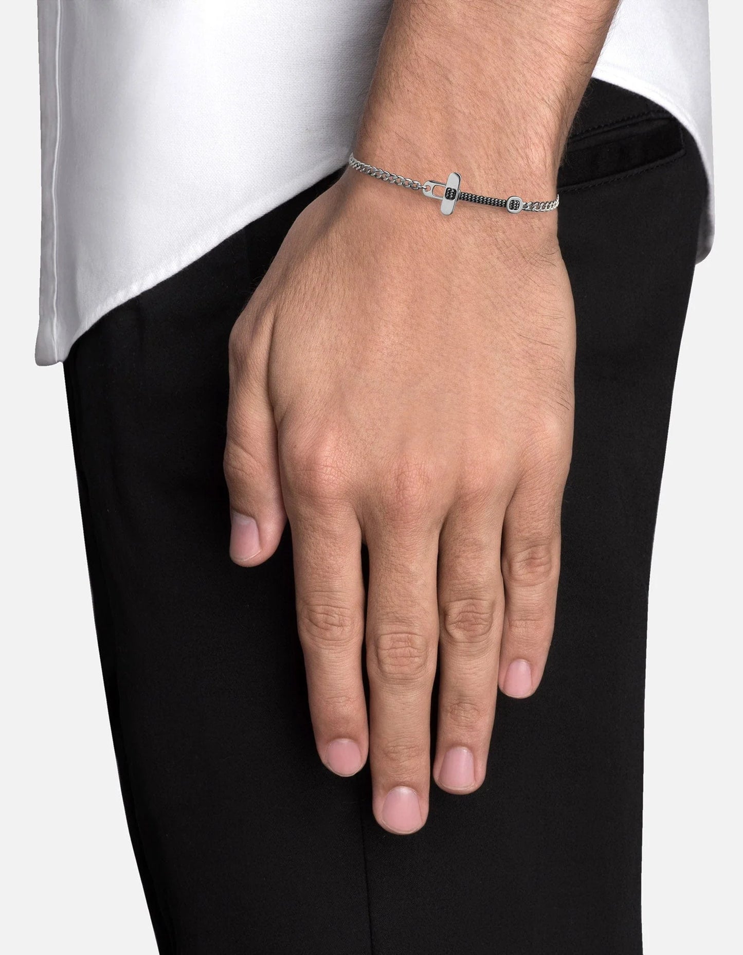 Metric Chain Bracelet - Sterling