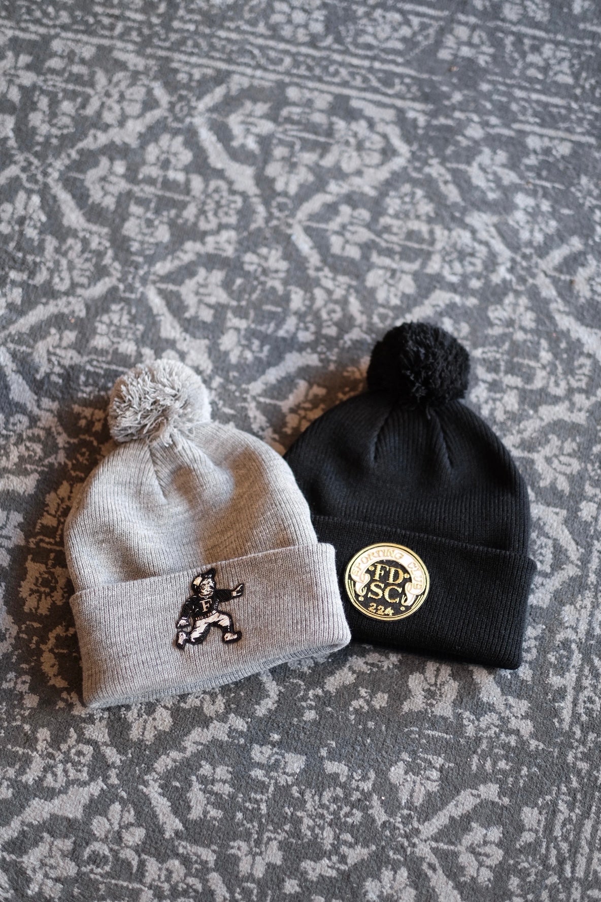 Sporting Club Bullion Pom Cuff Beanie