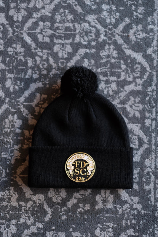 Sporting Club Bullion Pom Cuff Beanie