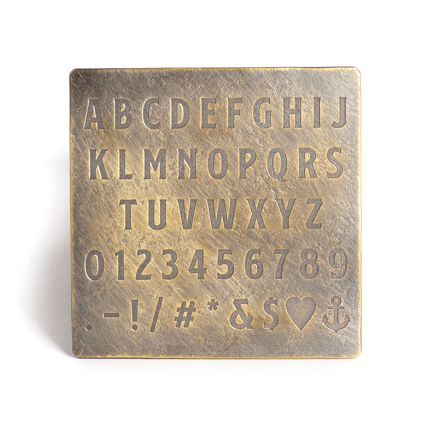 Otto Signet Ring: Brass / Work Patina / 10.5