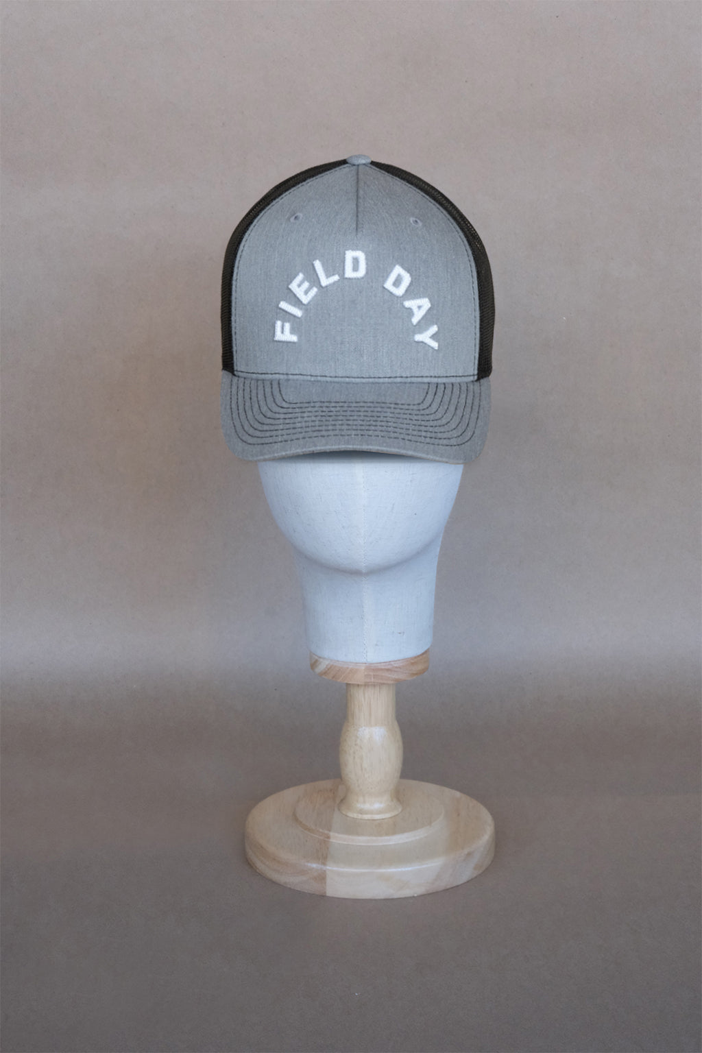 Chain Stitch Arch Snapback - Grey