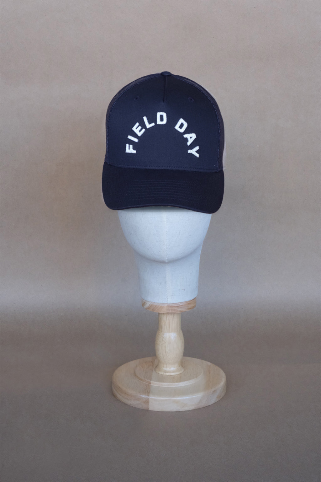 Chain Stitch Arch Snapback - Navy