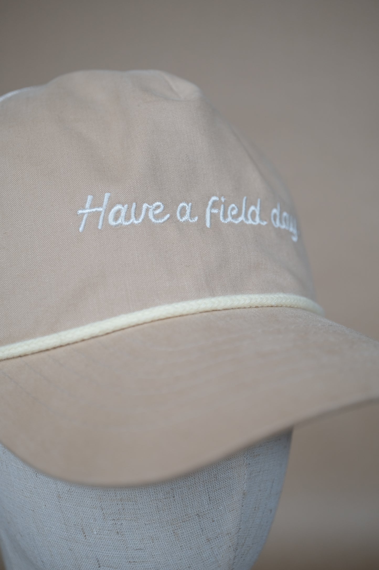 Script Rope Hat - Oat