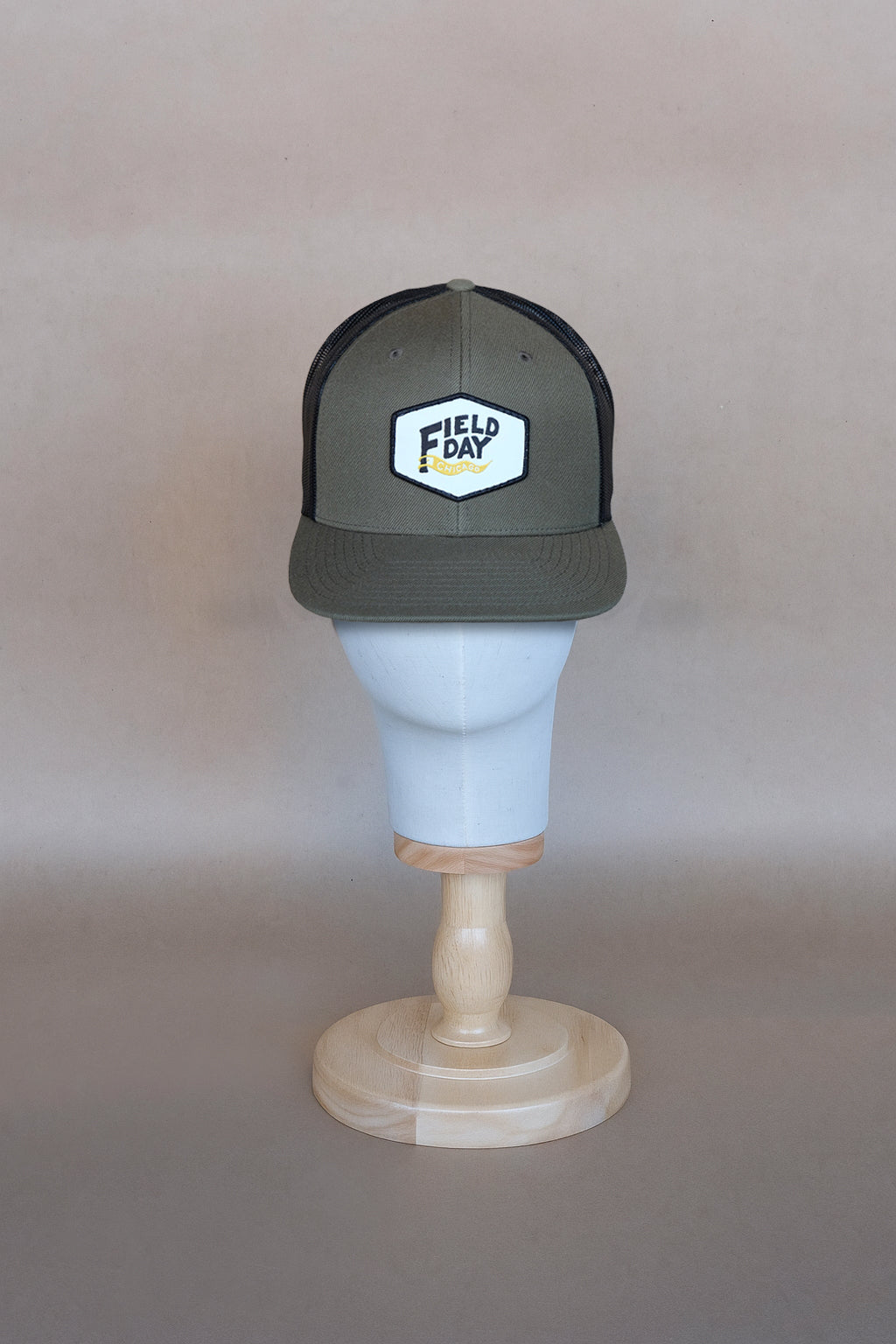 Downwind Trucker Hat - Olive/Black