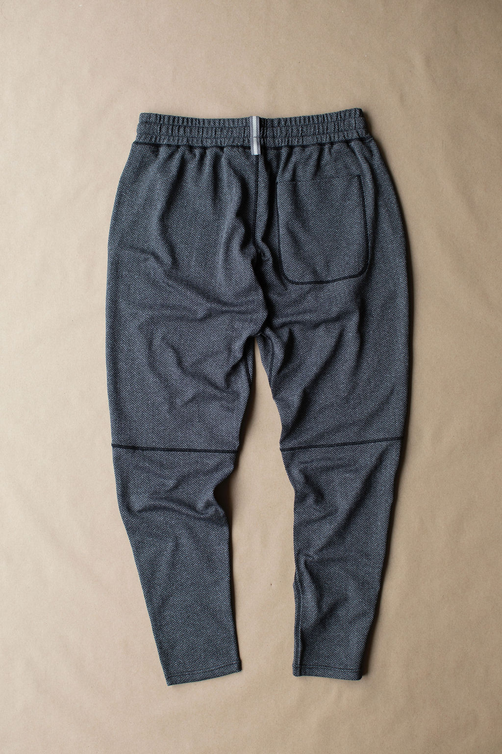 Palmer Performance Jogger - Charcoal Herringbone