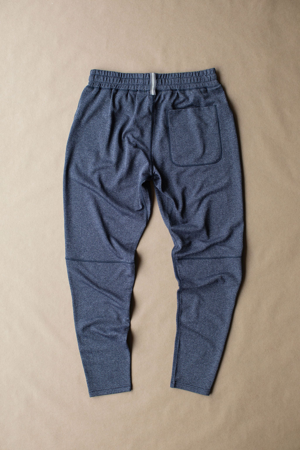 Palmer Performance Jogger - Navy Herringbone