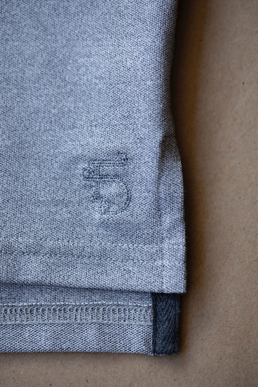 Ford 5 Button Polo - Light Grey Heather