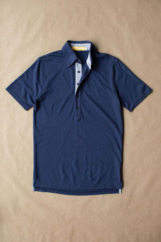 Ford 5 Button Polo - Navy