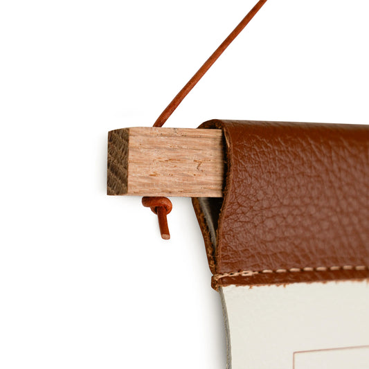 100 Greatest Courses Leather Scroll