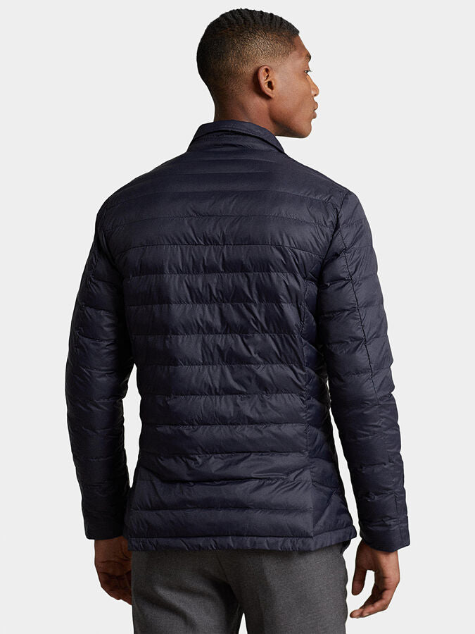 University Stripe Puffer Jacket