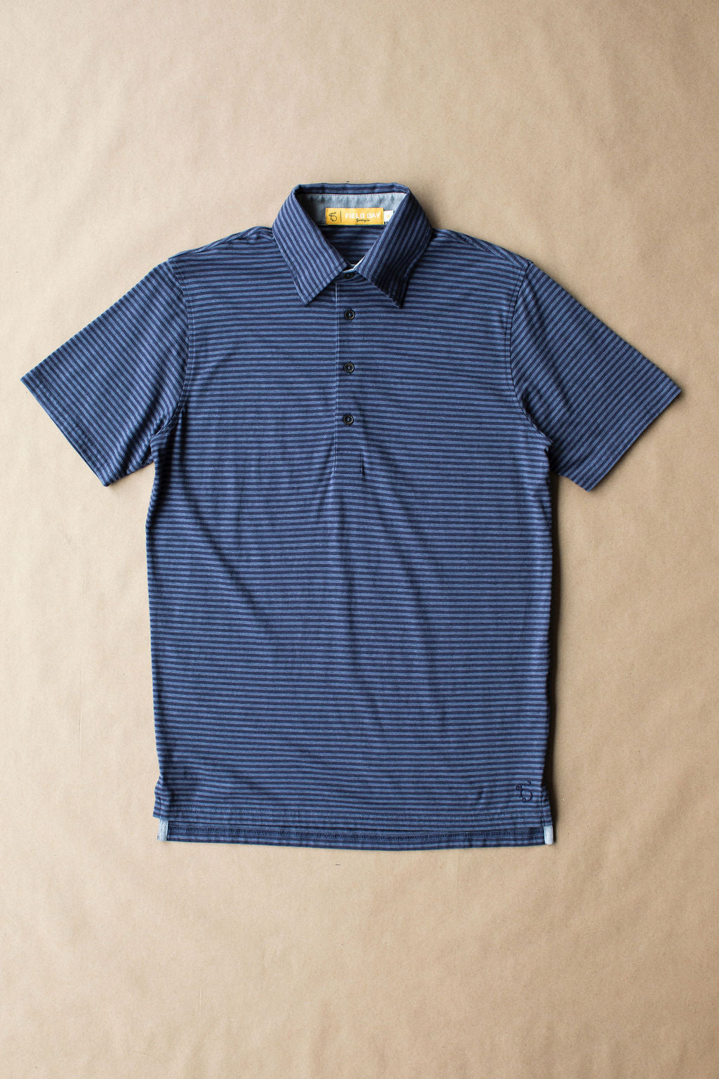 John 4 Button Polo - Navy
