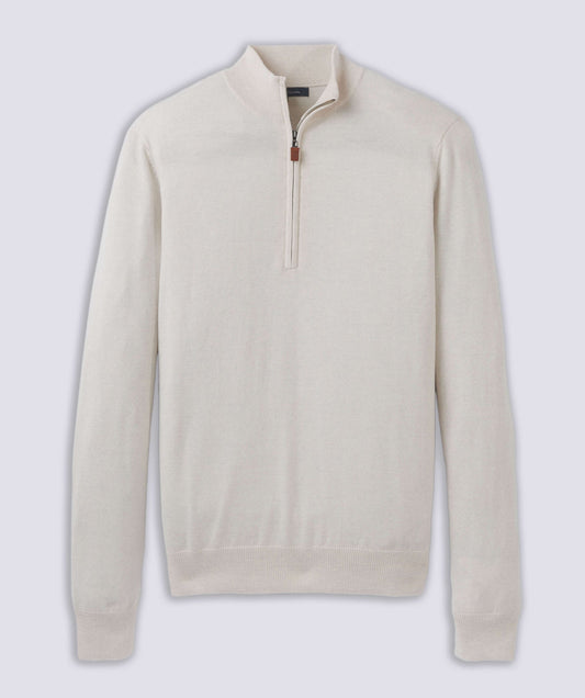 Italian Merino Quarter-Zip Sweater