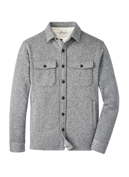 Crown Fleece Sweater Shirt Jacket