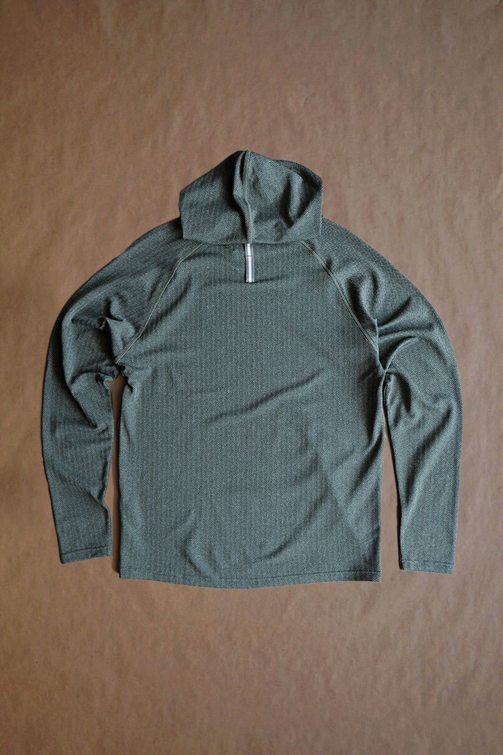 Palmer Performance Hoodie - Field Herringbone