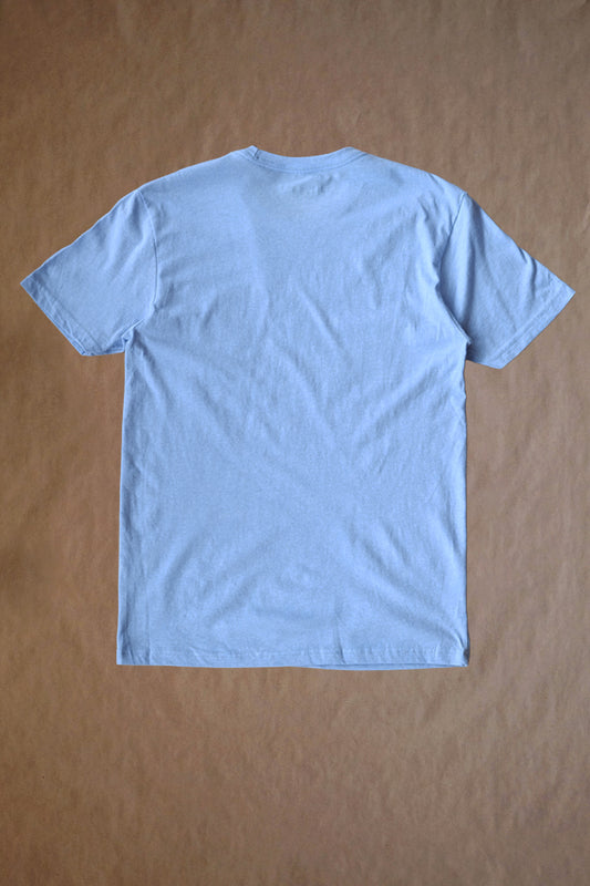 Run Boy Golf Tee - Light Blue Heather