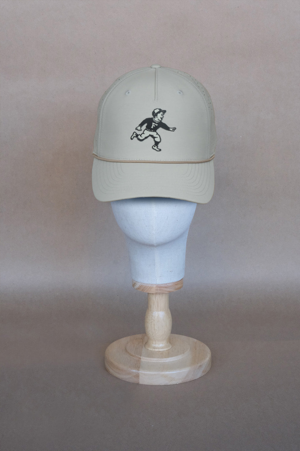 Run Boy Performance Rope Cap - Cream
