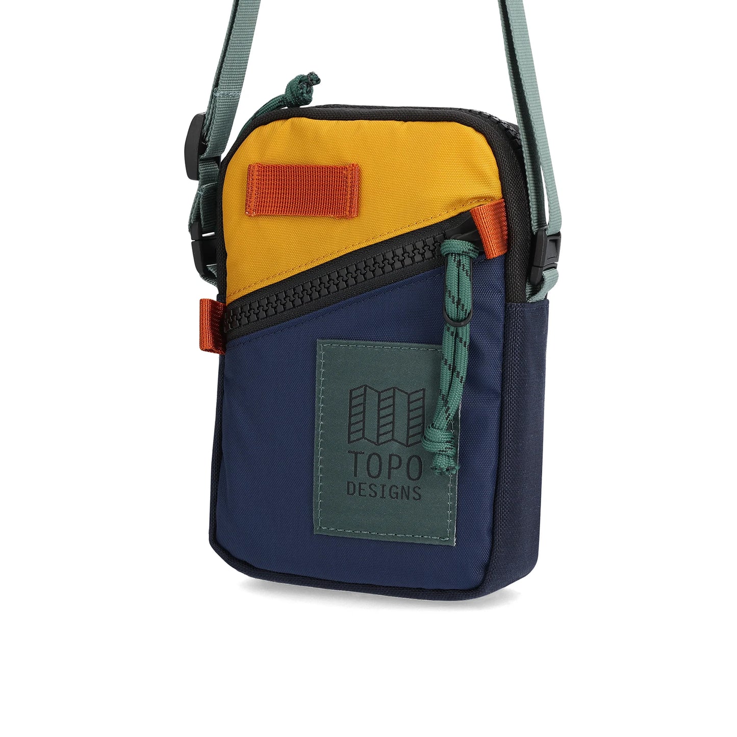 Mini Shoulder Bag - Navy/Mustard