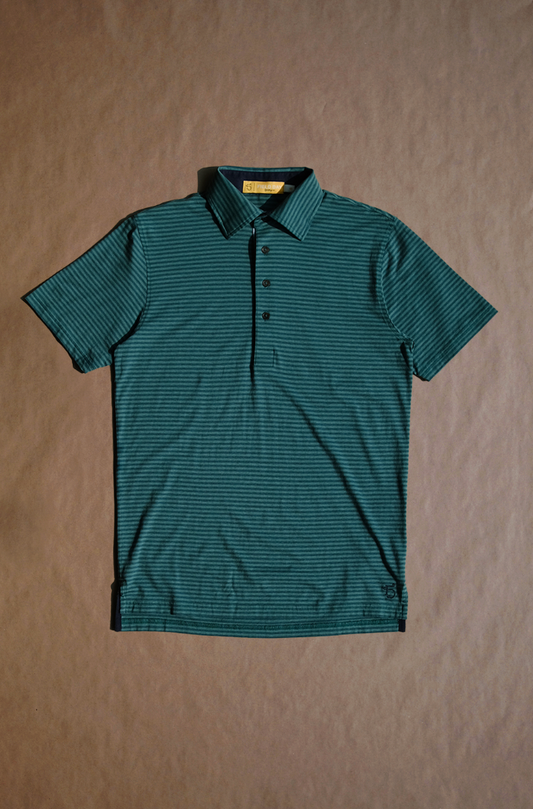John 4 Button Polo - Fern/Wrigley