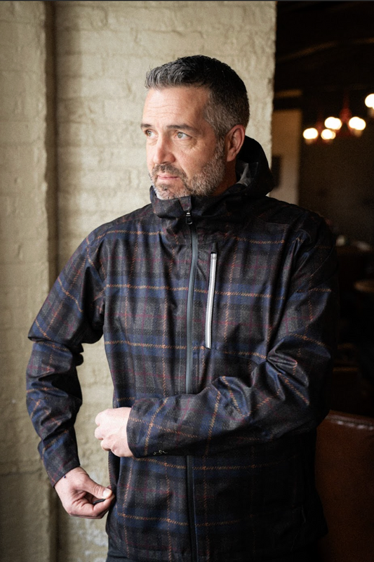 James 3 Layer Rain Jacket - Barrington Multi Tartan
