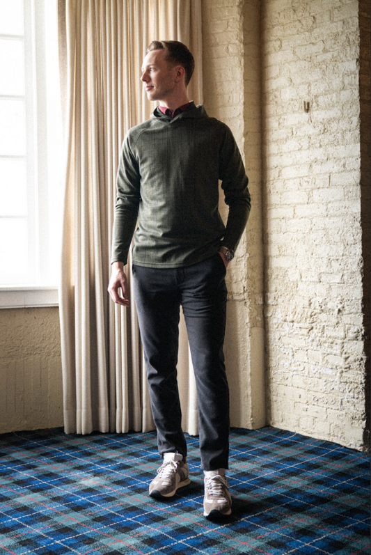 Dunbar Hoodie - Field Glen Check