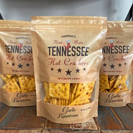 Sherman's Tennessee Hot Crackers, Garlic Parmesan Flavor