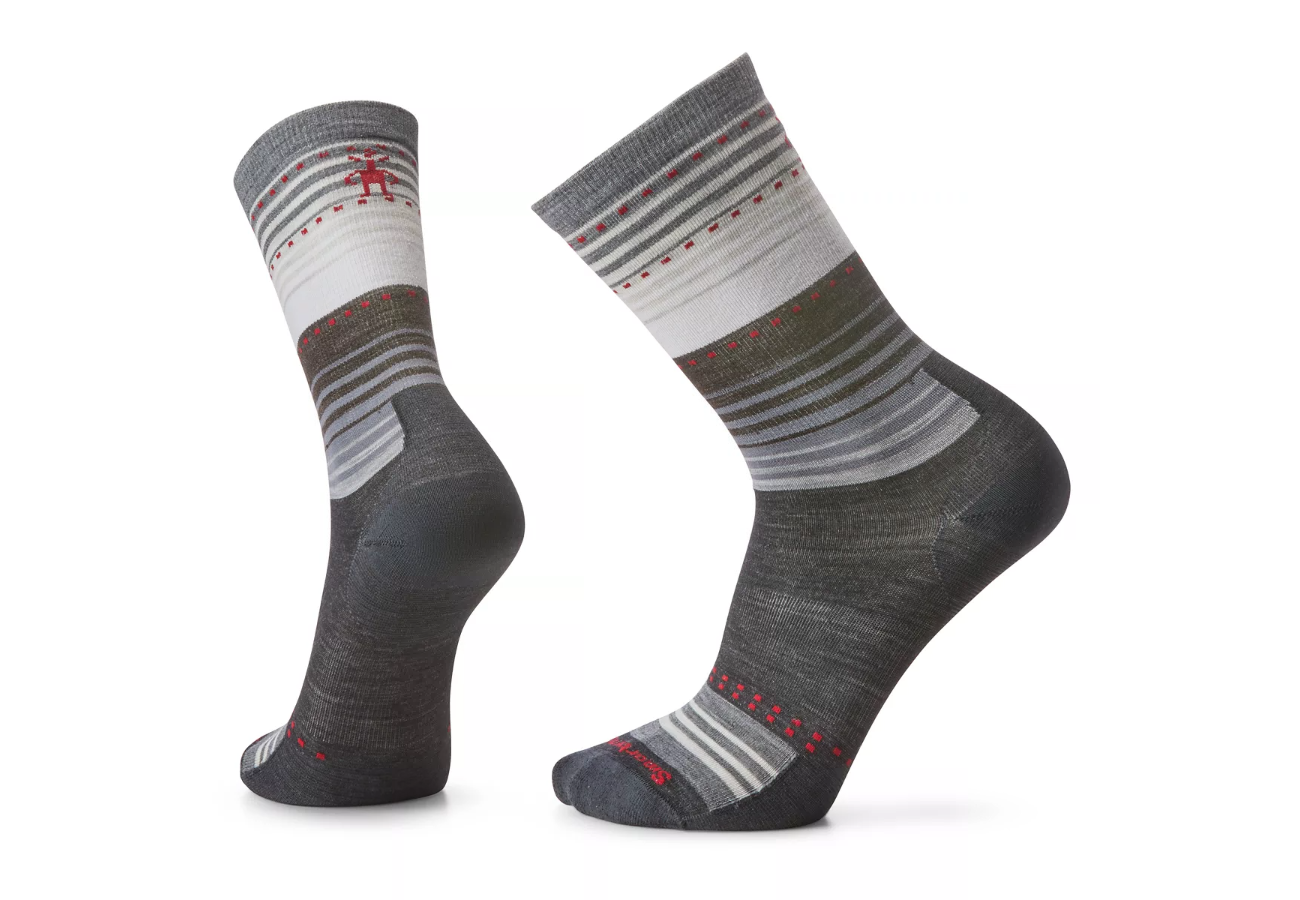 Everyday Stitch Stripe Zero Cushion Crew Socks