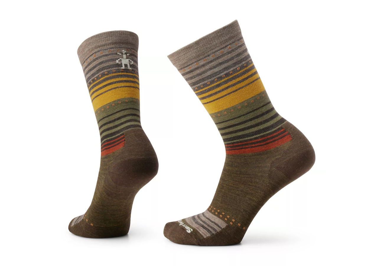Everyday Stitch Stripe Zero Cushion Crew Socks