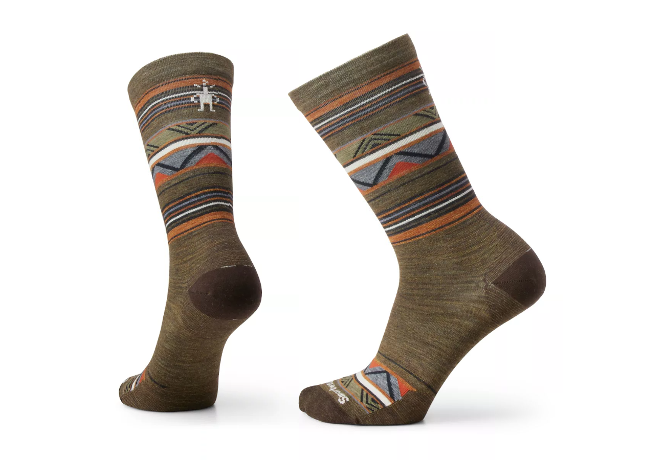 Everyday Zig Zag Valley Zero Cushion Crew Socks