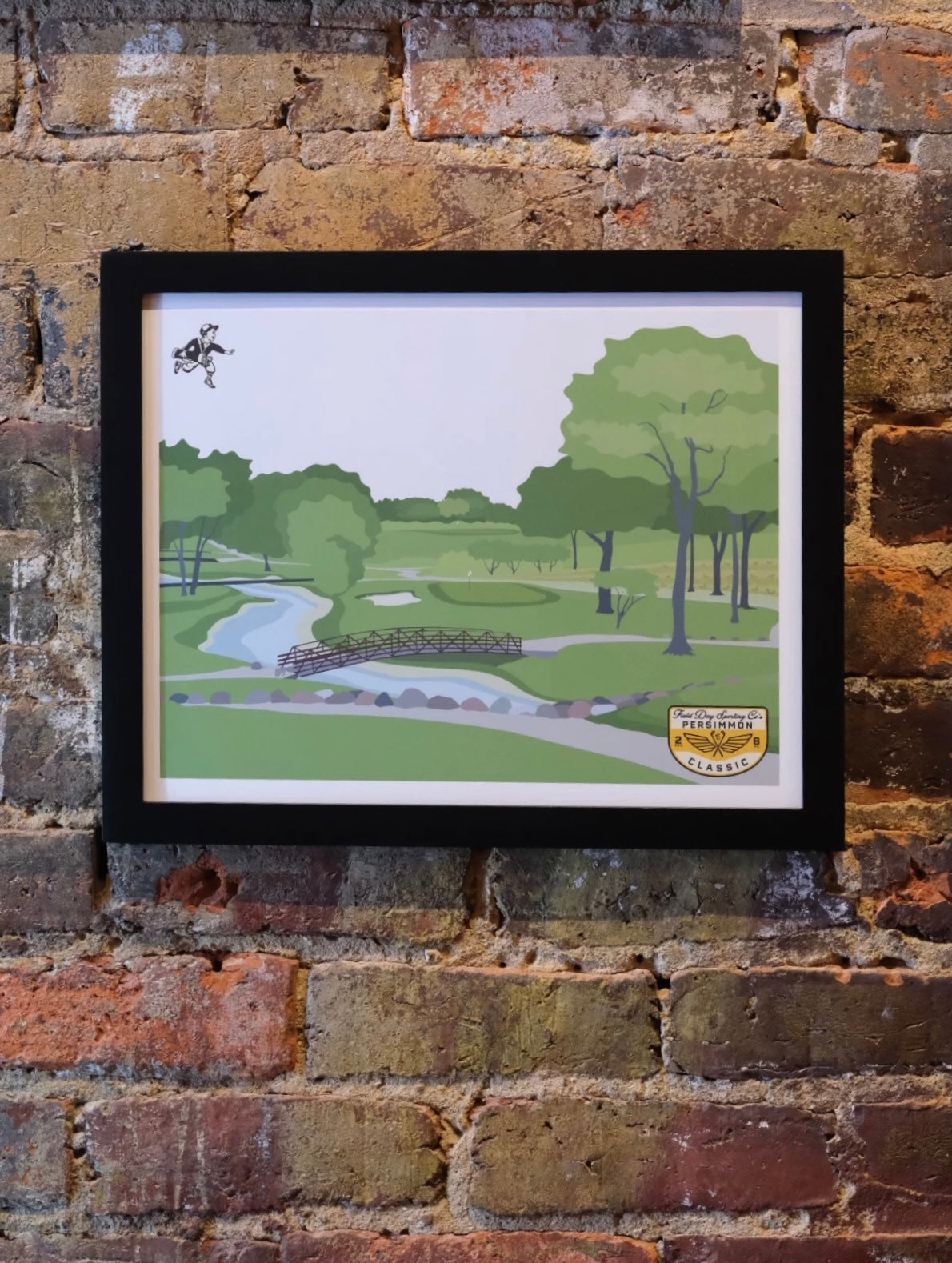 8.5x11 No. 8 Persimmon Classic Course Print