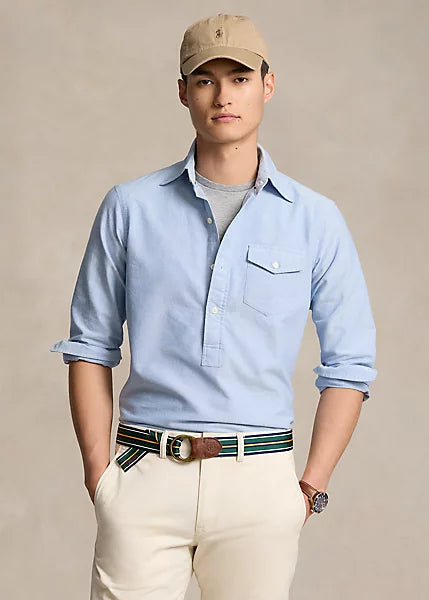 Custom Fit Oxford Popover Shirt