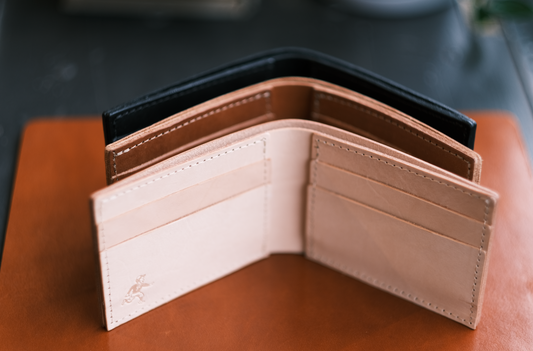 Run Boy Bifold Wallet - Veggie Tan
