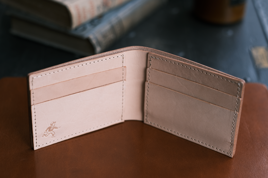 Run Boy Bifold Wallet - Veggie Tan