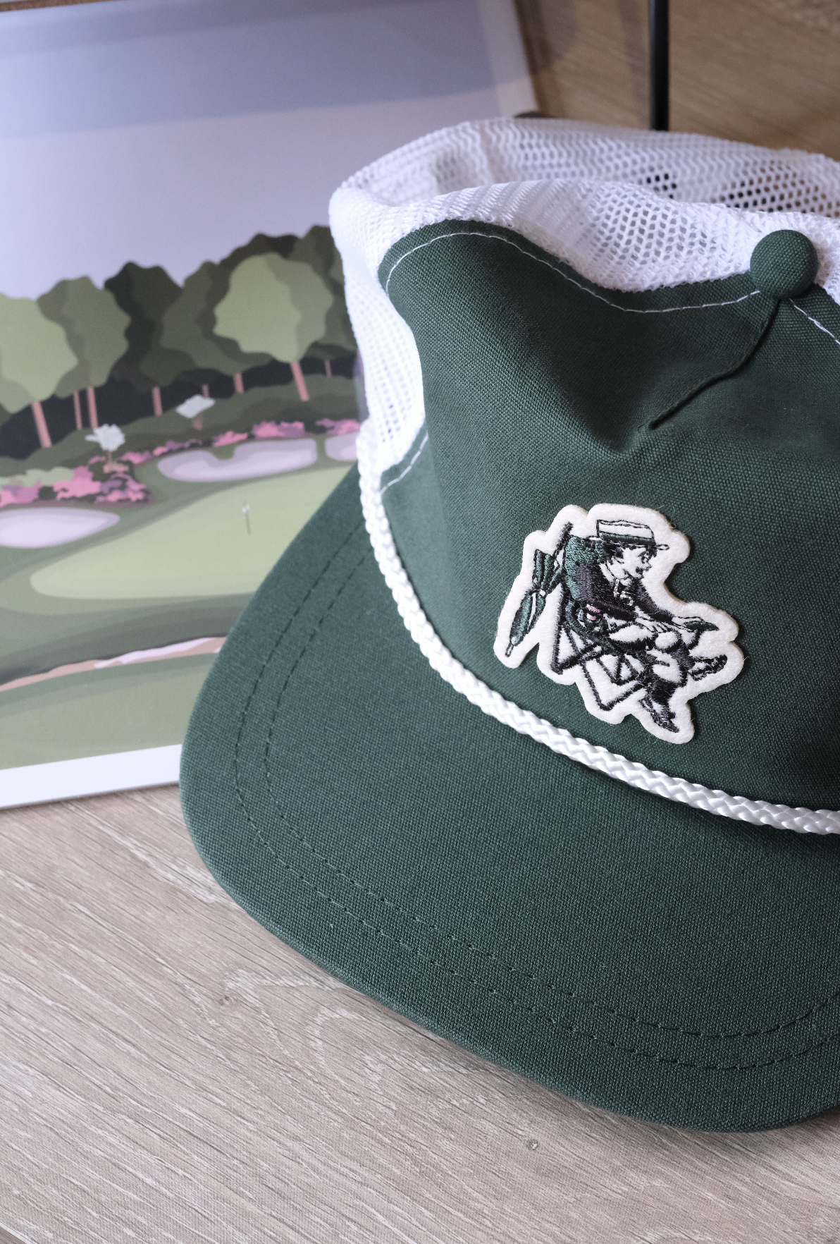 Vintage Lawn Boy Rope Hat