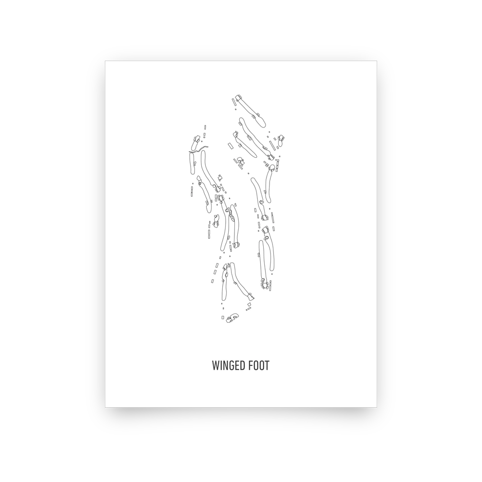 11x14 Winged Foot Print