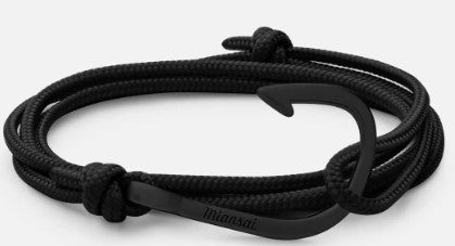 Hook on Rope Bracelet - Noir