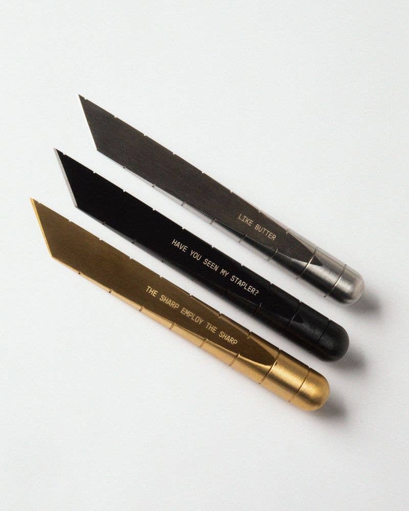 Desk Knife: Stainless Steel