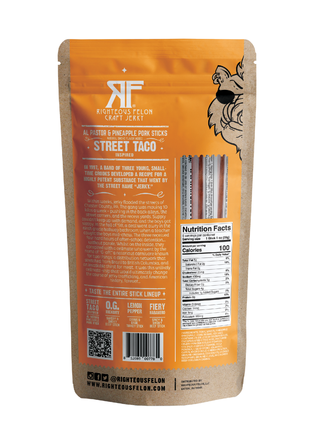 Street Taco Pork Stick