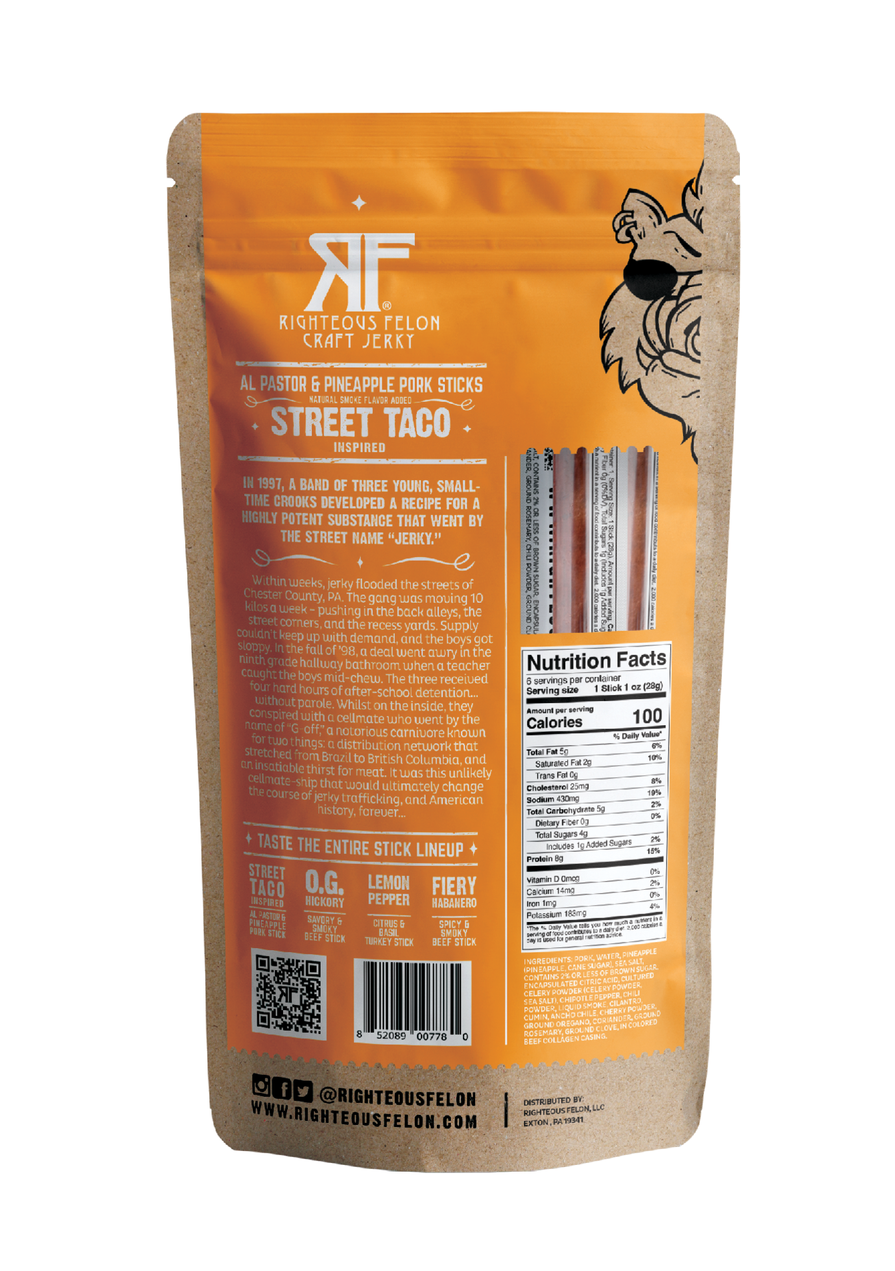 Street Taco Pork Stick