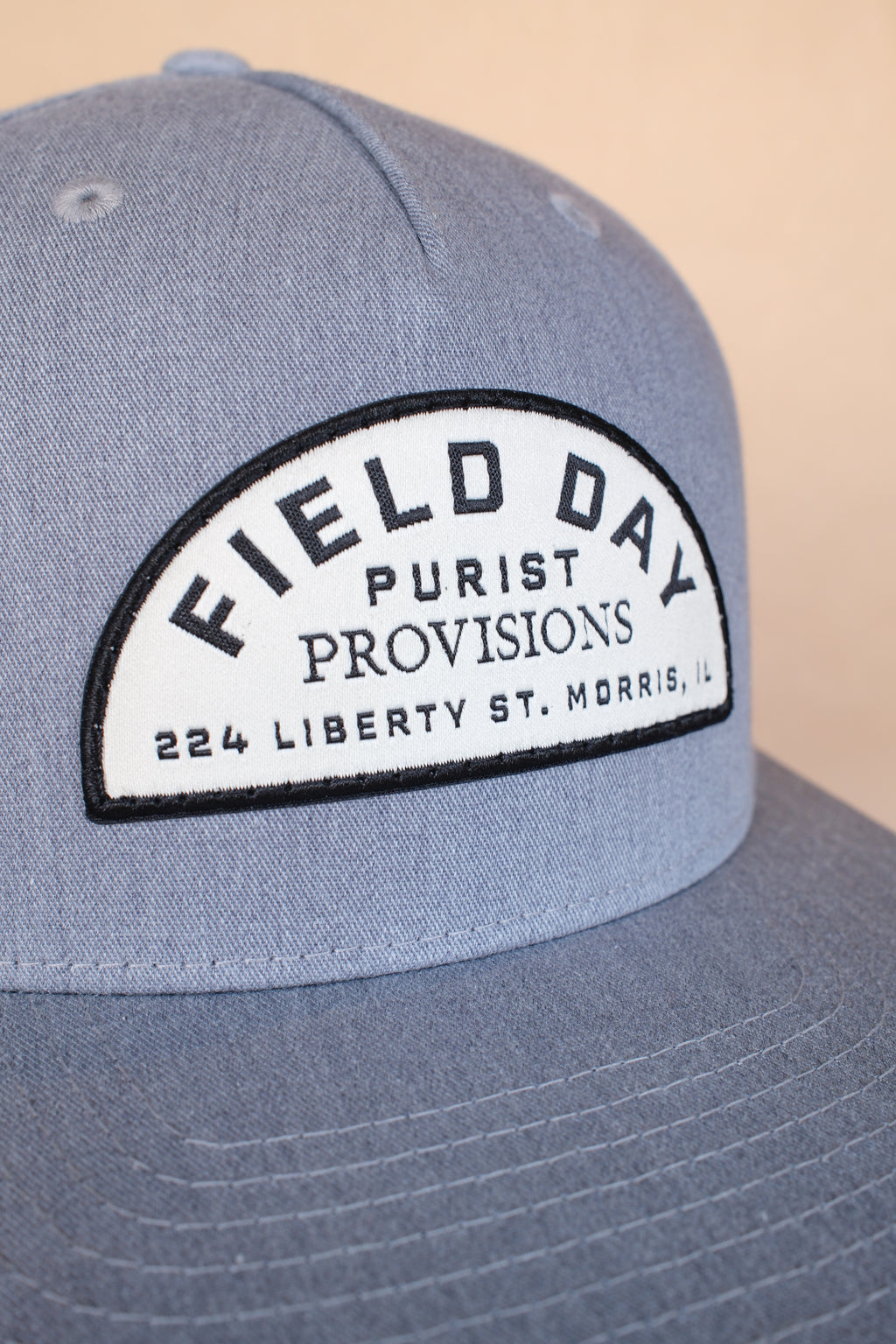 Purist Provisions Snapback - Grey Heather