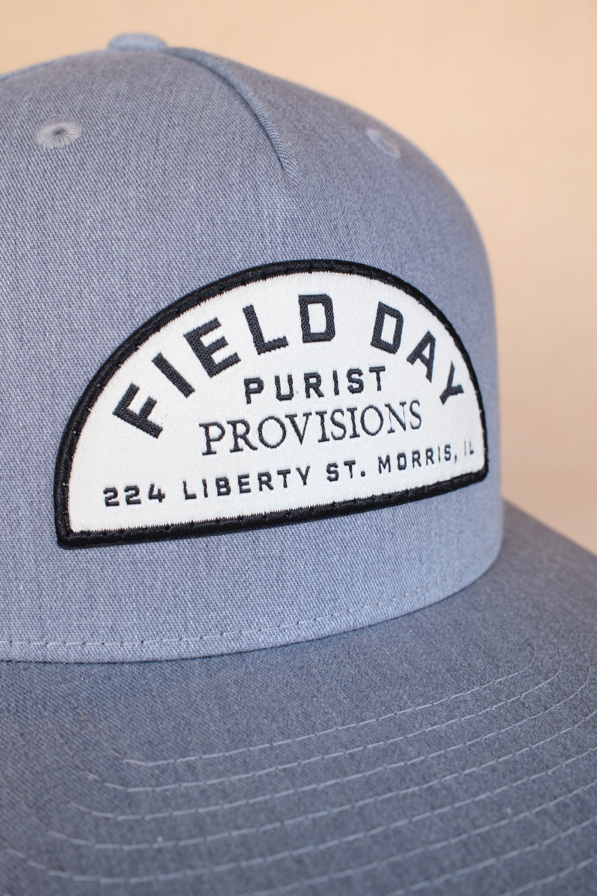 Purist Provisions Snapback - Grey Heather