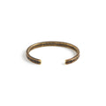 Trench Cuff: Copper / Work Patina / Medium
