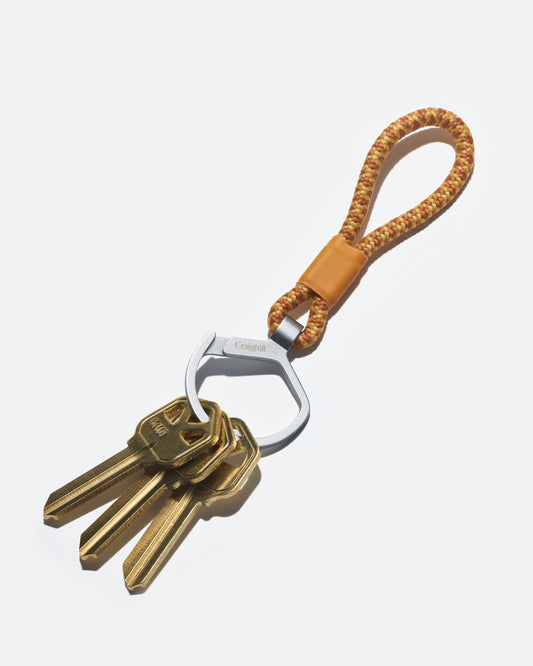 Rope Split Ring: Orange