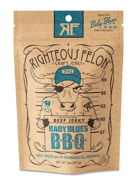 Bootleggin' Baby Blues BBQ Beef Jerky