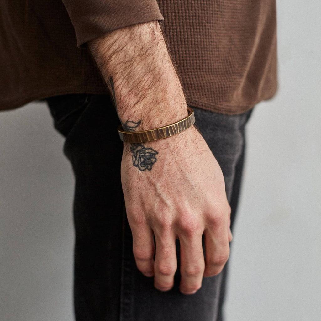 Bessemer Cuff: Copper / Work Patina / Medium
