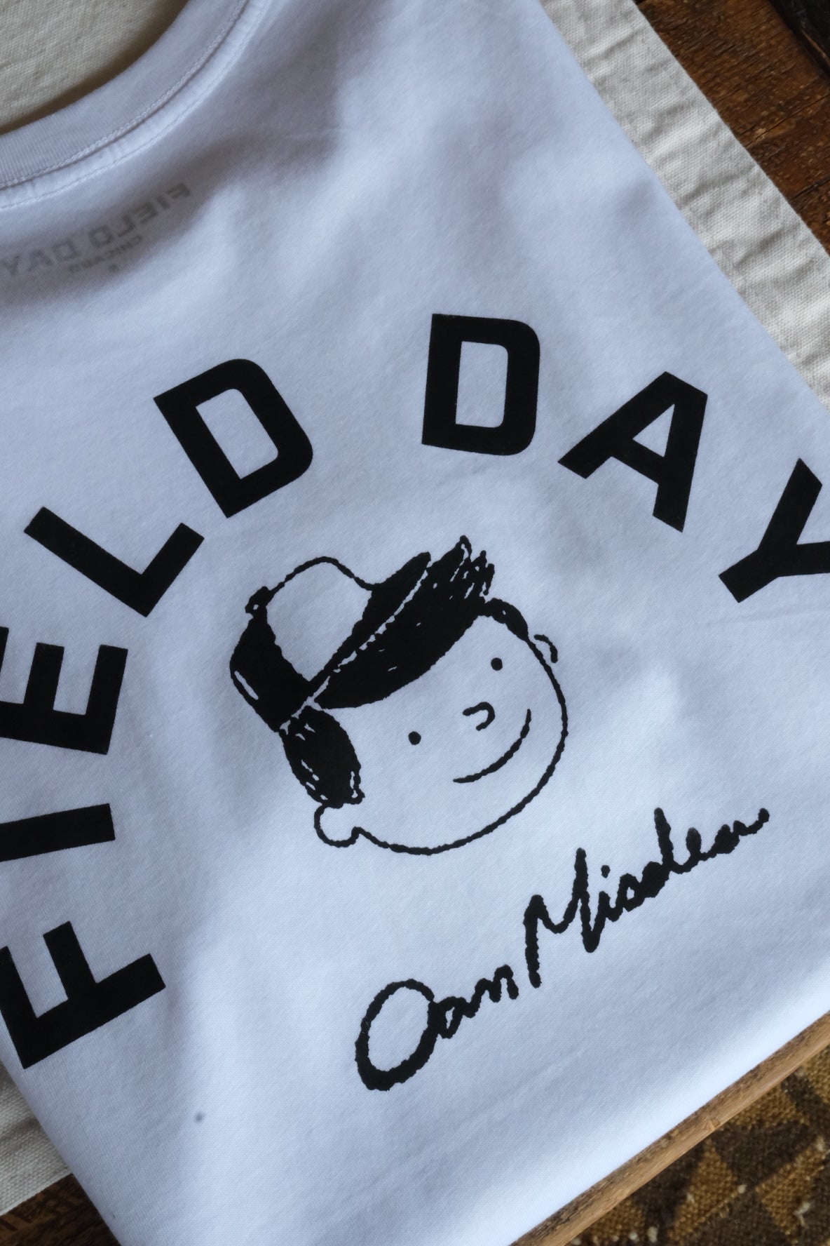 Misdea Swing Tips Tee - White