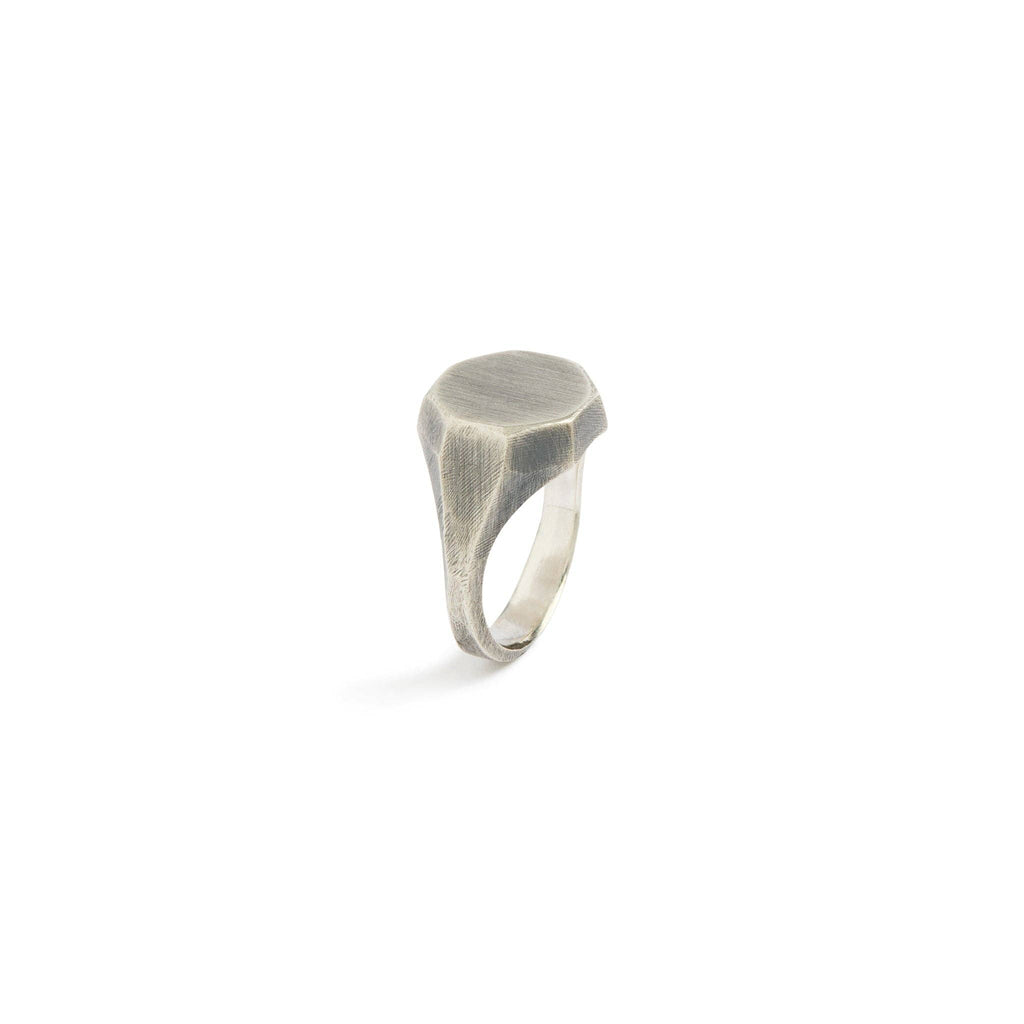 Otto Signet Ring: Brass / Work Patina / 11