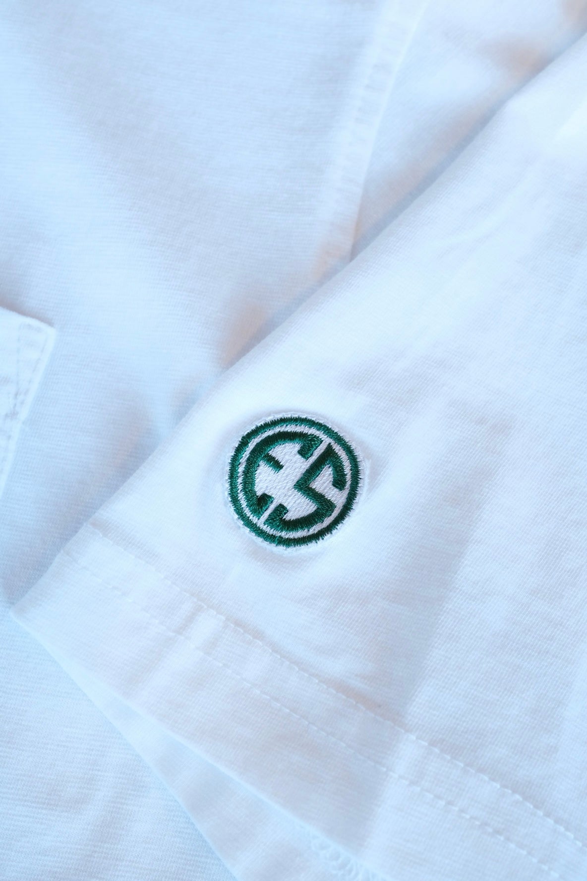 Francis 4 Button Pocket Polo - Evans Scholars Edition - White