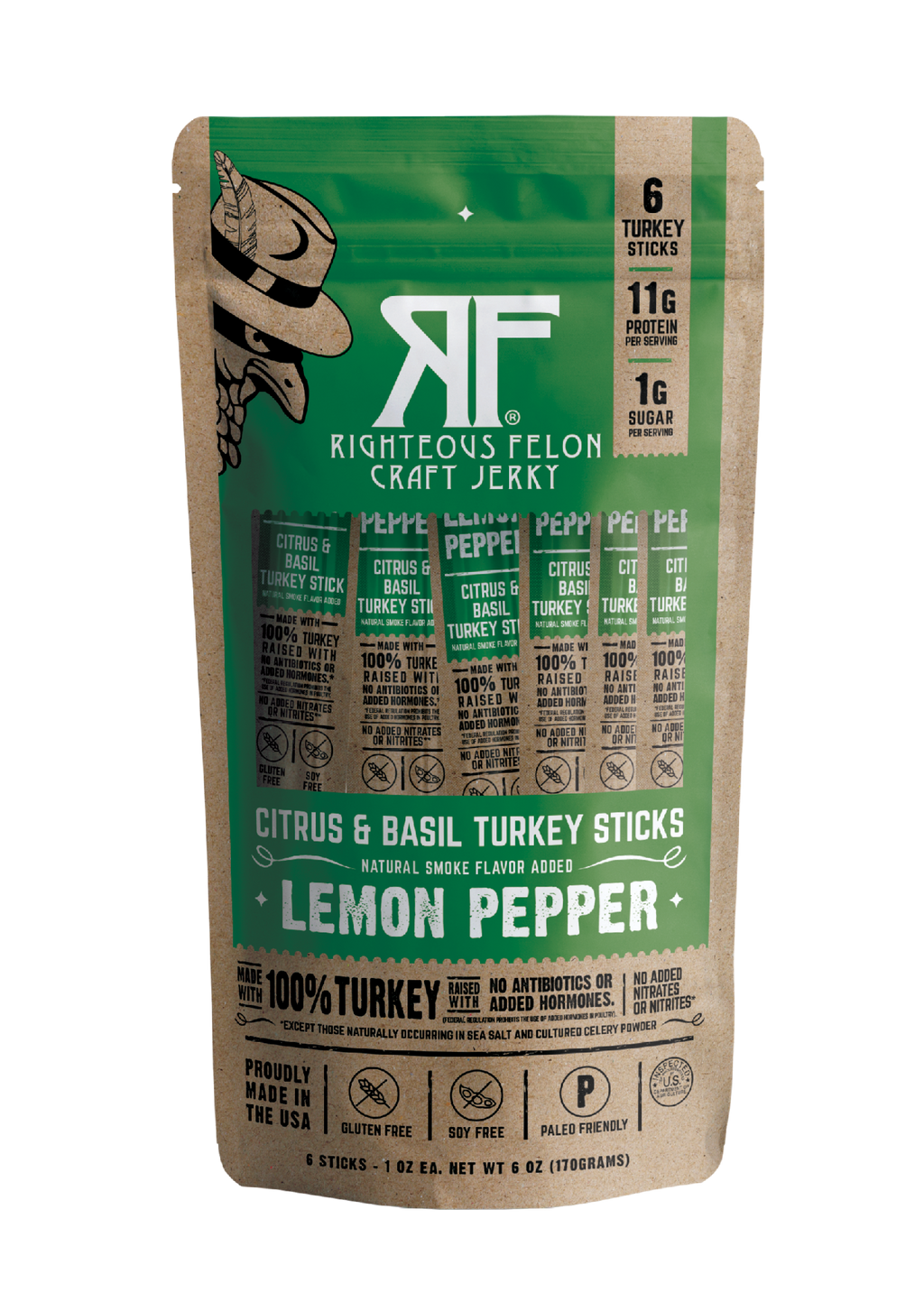 Lemon Pepper Turkey Stick