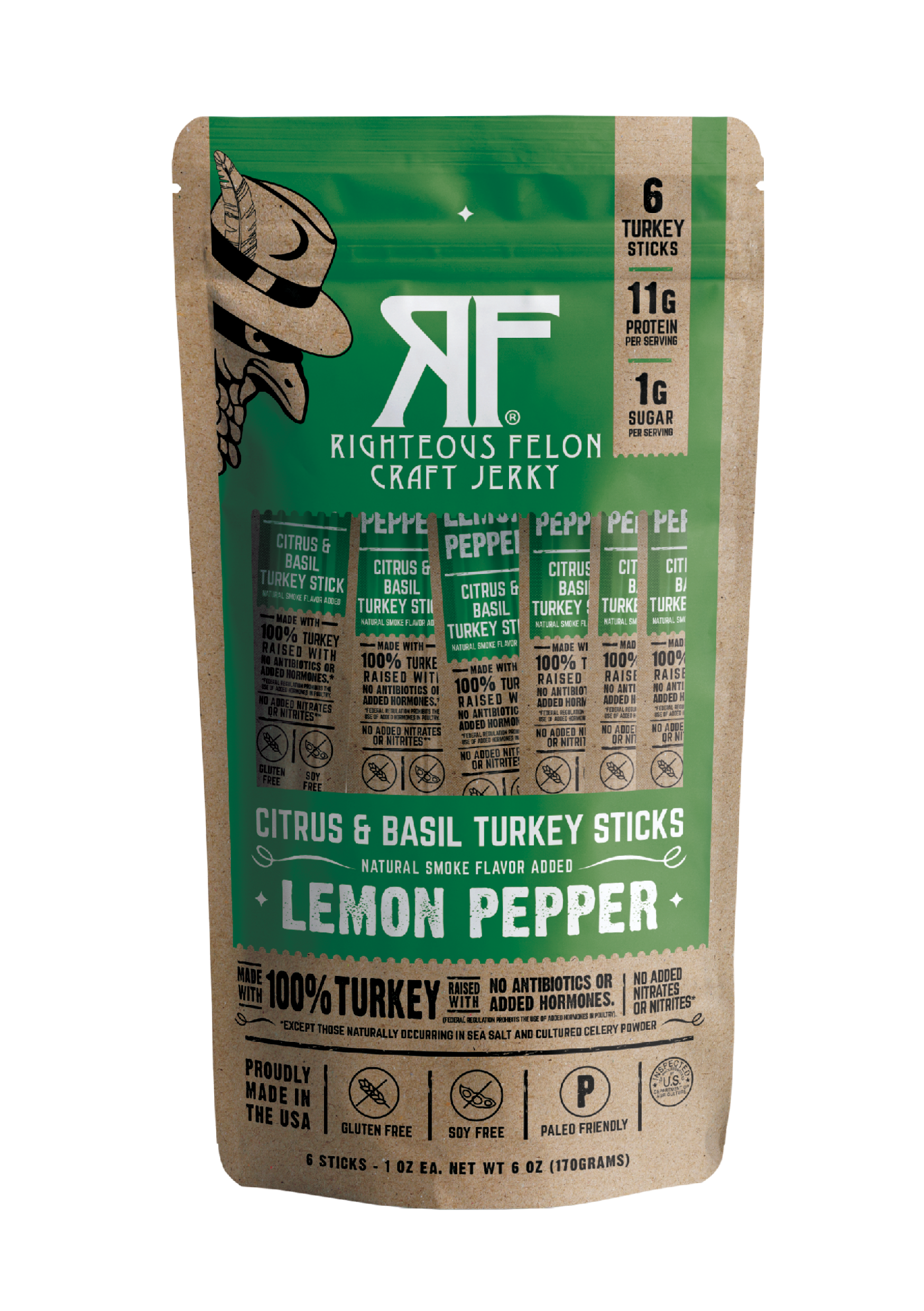 Lemon Pepper Turkey Stick