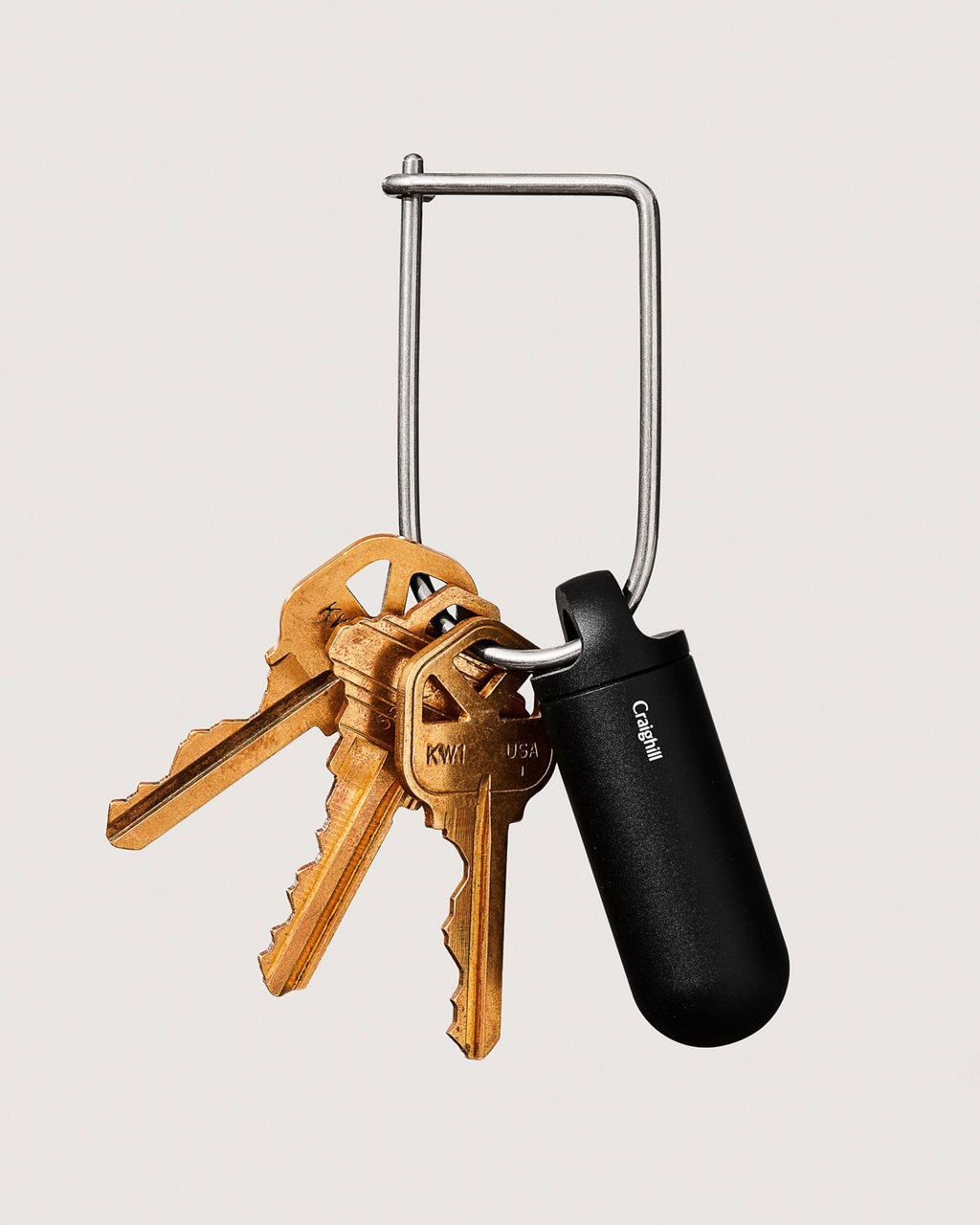 Wilson Keyring: Vapor Black